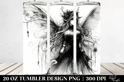 Gothic Fairy Silhouette | 20 oz Tumbler Product Image 2