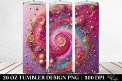 Colorful Magenta Background | 20 oz Tumbler Product Image 2