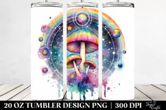 Magical Celestial Astral Mushroom | 20 Oz Tumbler Product Image 2