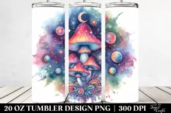 Magical Celestial Astral Mushroom | 20 Oz Tumbler Product Image 2