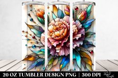 Unicorn Tumbler, 20 oz Skinny Tumbler Wrap Product Image 1