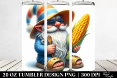 Digital Painting Pastel Gnome Beach Wear | 20 Oz Tumbler Product Image 2