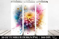 Chrysanthemum Heart | 20 Oz Tumbler Product Image 2