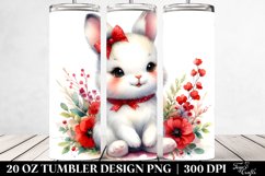 Colorful Small Rabbit Smiling | 20 oz Tumbler Product Image 2