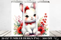 Colorful Small Rabbit Smiling | 20 oz Tumbler Product Image 2