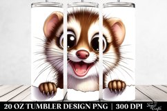 Crazy Looking Weasel | 20 oz Tumbler Product Image 2