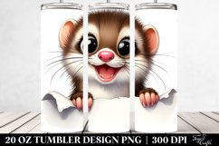Crazy Looking Weasel | 20 oz Tumbler Product Image 2