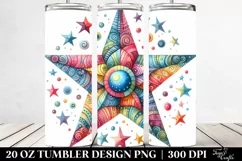 Wimsical Colorful Star | 20 oz Tumbler Product Image 2