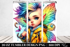 Baby Fairy Posing 20 Oz Tumbler Product Image 2