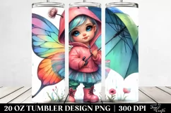 Baby Fairy Posing 20 Oz Tumbler Product Image 2