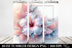 Pastel Hibiscus | 20 oz Tumbler Product Image 2