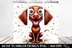Crazy Looking Vizsla | 20 oz Tumbler Product Image 2