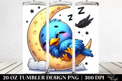 Colorful Small Baby Crow | 20 oz Tumbler Product Image 2