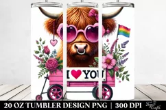 Love 20 Oz Tumbler Png Product Image 2