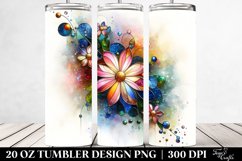 Colorful Small Stained Cosmos | 20 oz Tumbler Product Image 2