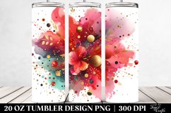 Colorful Watercolor Particles with Small Golden Foil | 20 oz Product Image 2