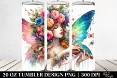 Floral Wreath Fairy Tumbler Product Image 2