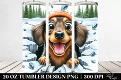 Funny Dachshund Smiling | 20 oz Tumbler Product Image 2