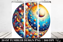 Colorful Vibrant Moon | 20 Oz Tumbler Product Image 2