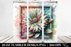 Abstract Pastel Calla Lily Art 20 Oz Tumbler Product Image 2