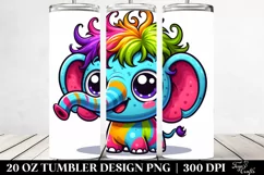 Crazy Baby Elephant | 20 Oz Tumbler Product Image 2