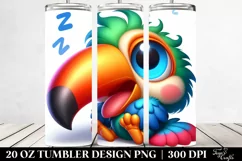 Crazy Baby Toucan | 20 Oz Tumbler Product Image 2