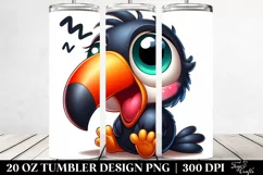 Crazy Baby Toucan | 20 Oz Tumbler Product Image 2