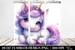 Pastel Baby Unicorn | 20 Oz Tumbler Product Image 2