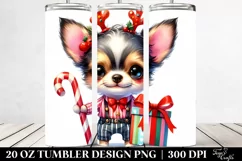 Vibrant Cute Chihuahua 20 Oz Tumbler Product Image 2