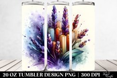 Abstract Wooden Stained Lavender | 20 oz Tumbler Product Image 2