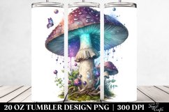 Detailed Magical Mushroom | 20 Oz Tumbler Product Image 2