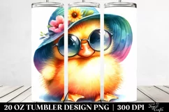 Colorful Baby Duck | 20 Oz Tumbler Product Image 2