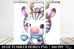 Cute Baby Zebra 20 Oz Tumbler Product Image 2