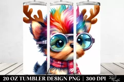 Colorful Cute Puppy 20 Oz Tumbler Product Image 2