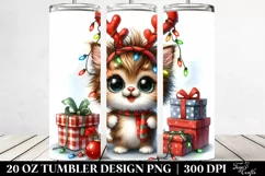 Expressive Baby Kitten with Reindeer Horns, High-Quality 20 Product Image 2