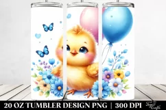 Colorful Baby Chicken | 20 Oz Tumbler Product Image 2