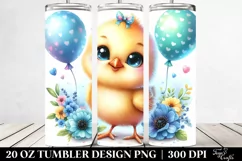 Colorful Baby Chicken | 20 Oz Tumbler Product Image 2