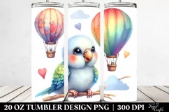 Colorful Baby Parrot | 20 Oz Tumbler Product Image 2