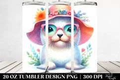Colorful Baby Seal | 20 Oz Tumbler Product Image 2