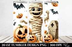 Funny Halloween Mummy's Tomb 20 Oz Tumbler Product Image 2