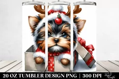 Expressive Winter Weimaraner Watercolor 20 Oz Tumbler Product Image 2