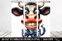 Crazy Funny Cow Portrait with Big Goofy Smile Product Image 2