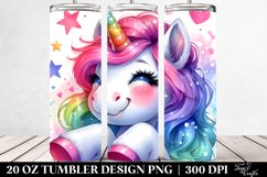 Cute Baby Unicorn Tumbler | 20 oz Tumbler Product Image 2