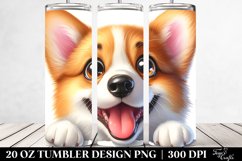 Cute Crazy Pembroke Welsh Corgi | 20 Oz Tumbler Product Image 2