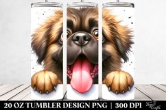 Cute Crazy Mastiff | 20 Oz Tumbler Product Image 2
