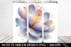 Pastel Shiny Crocus Tumbler | 20 oz Tumbler Product Image 2