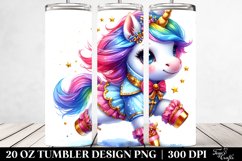 Running Baby Unicorn Tumbler | 20 oz Tumbler Product Image 2