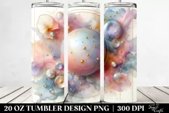 Pastel Cosmos Frame Watercolor 20 Oz Tumbler Product Image 2