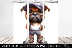 Expressive Dog Caricature | 20 Oz Tumbler Product Image 2