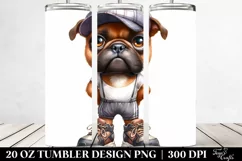 Expressive Dog Caricature | 20 Oz Tumbler Product Image 2